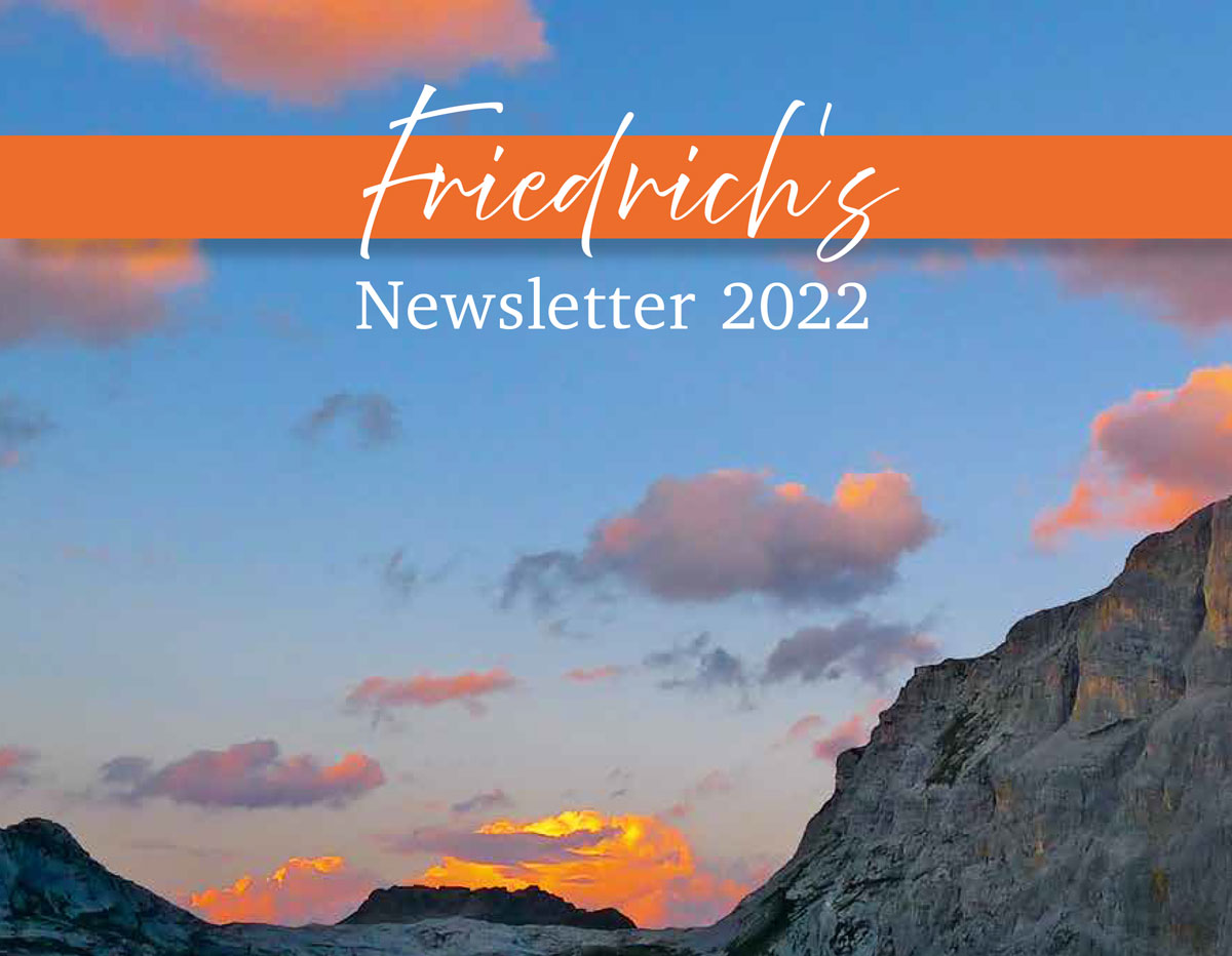 Friedrich’s Newsletter